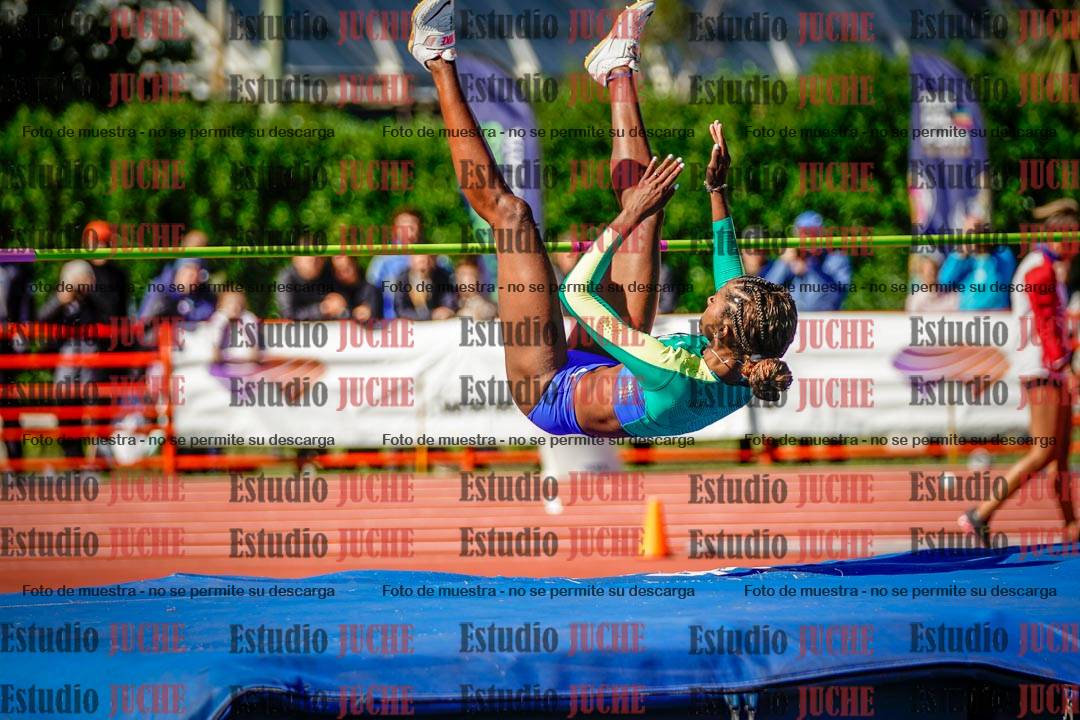 Fotos del salto en alto de mujeres - hepta 2