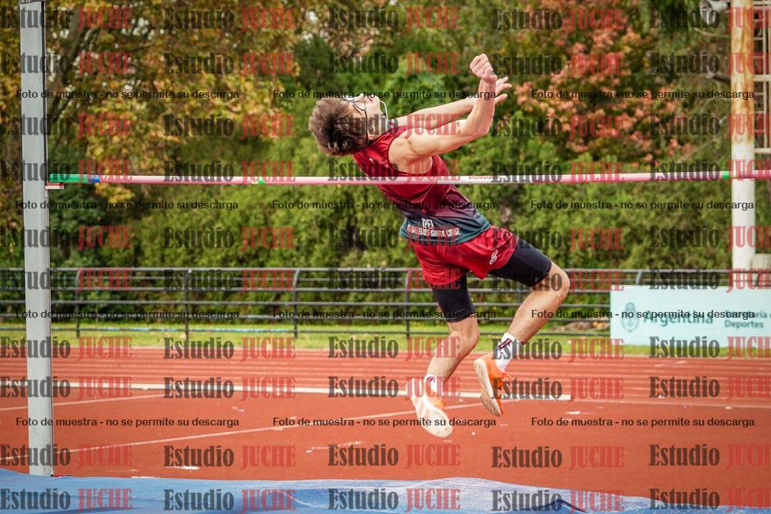Fotos del salto en alto de varones