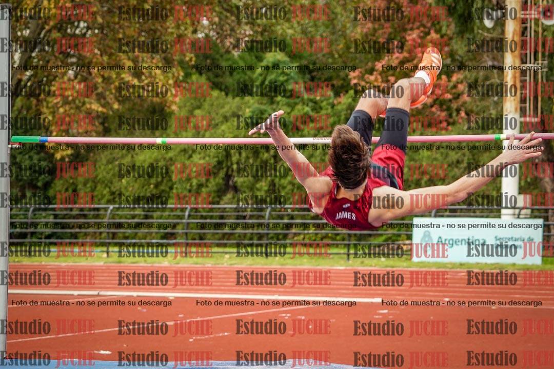 Fotos del salto en alto de varones