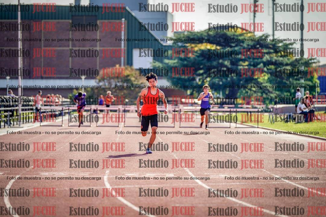Fotos de los 400 m con vallas de varones