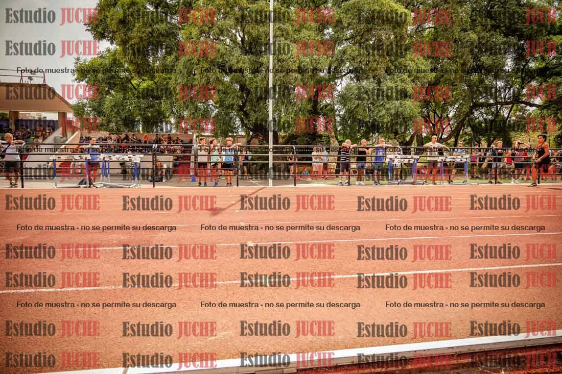 Fotos de los 100 m llanos de varones