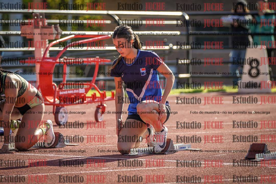 Fotos de los 100 m con vallas de mujeres