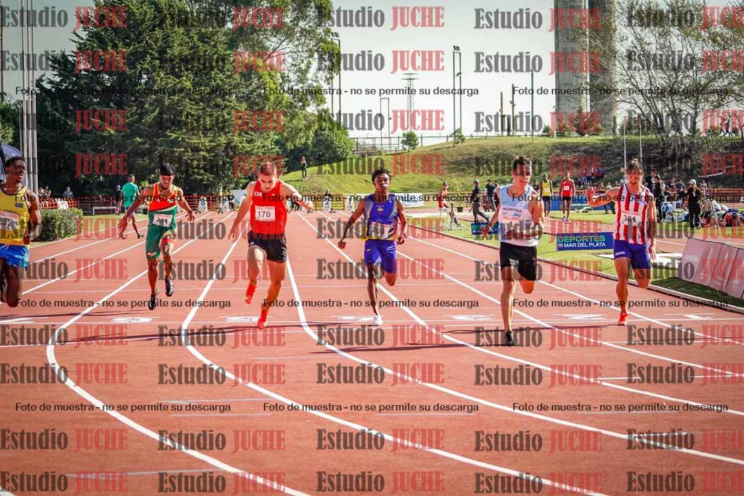 Fotos de los 100 m de varones