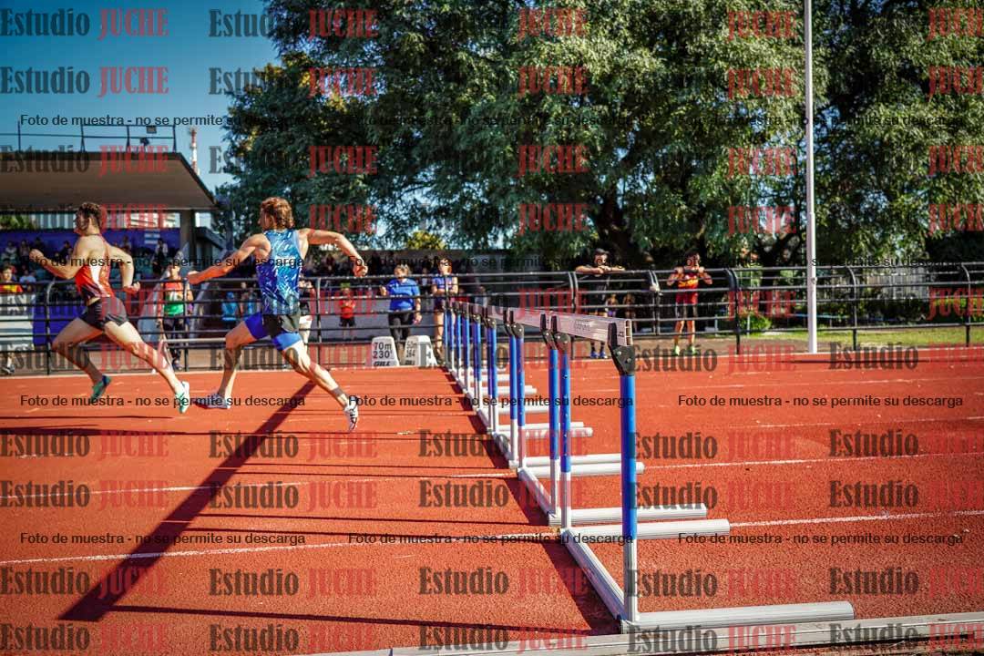 Fotos de los 400 m con vallas de varones