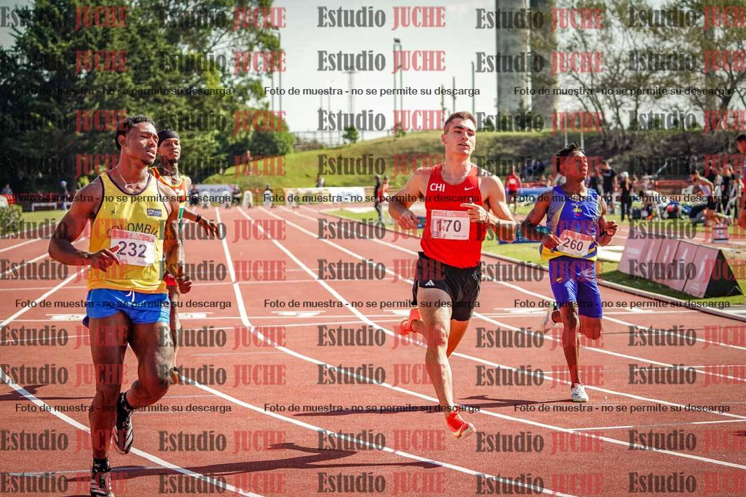 Fotos de los 100 m de varones