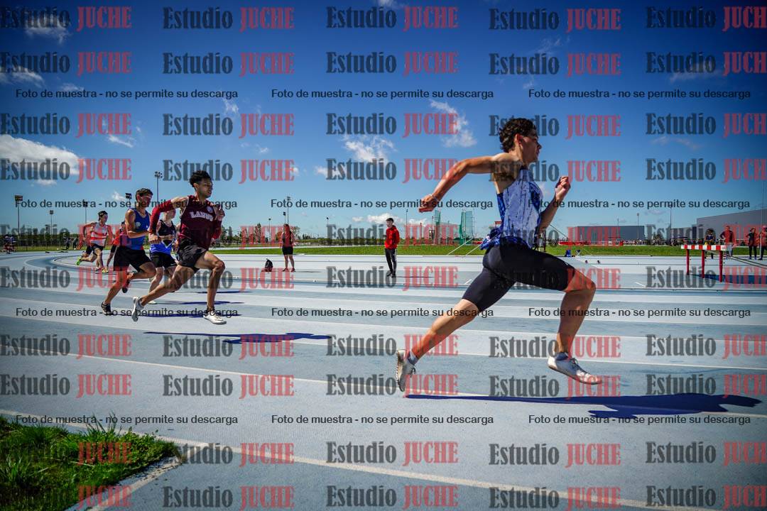 Fotos de los 200 m llanos de varones