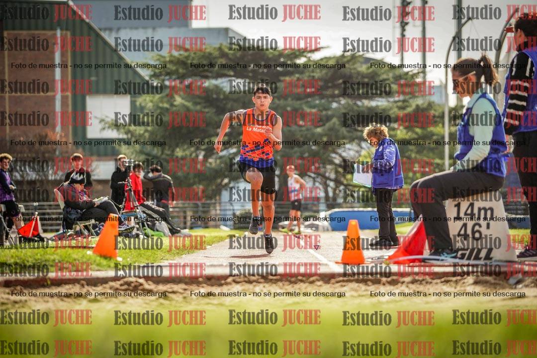 Fotos del salto en largo de varones