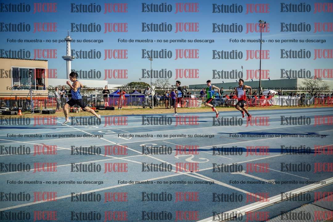 Fotos de los 100 m llanos de varones