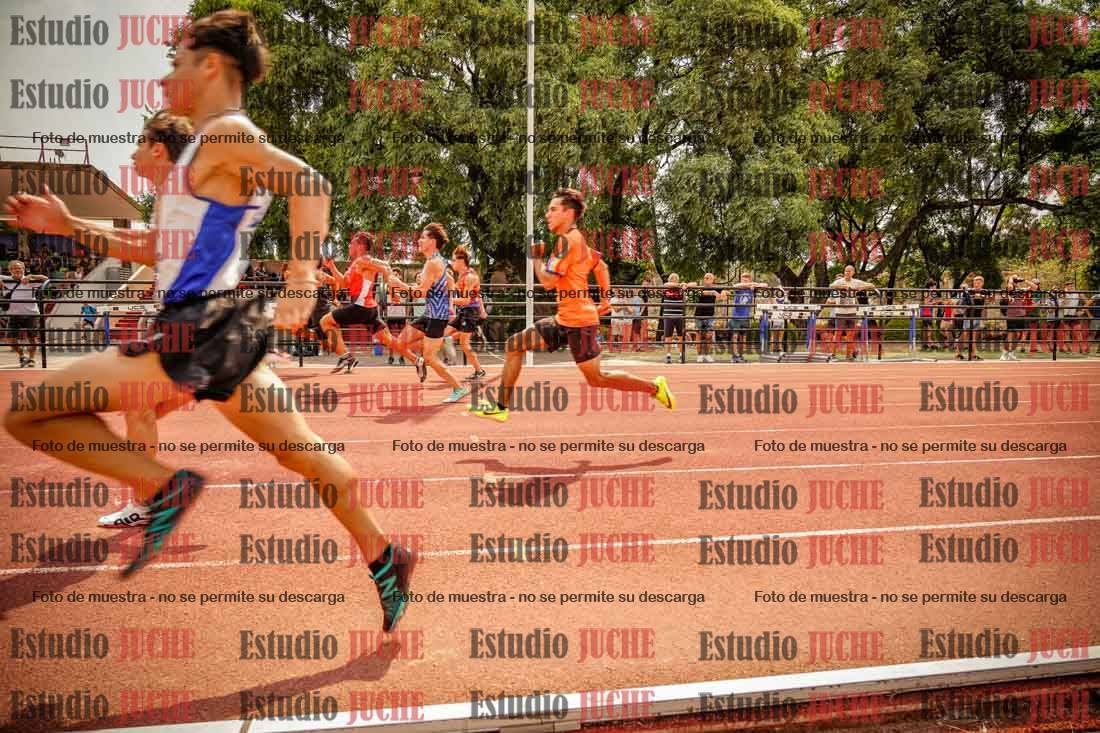 Fotos de los 100 m llanos de varones