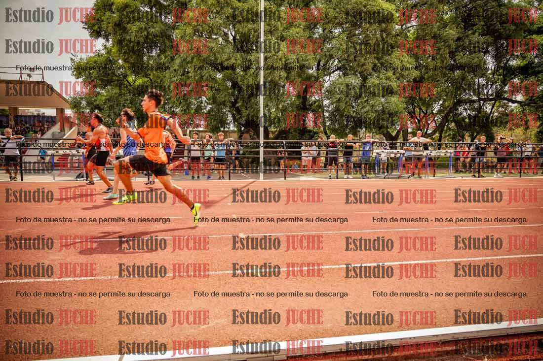 Fotos de los 100 m llanos de varones