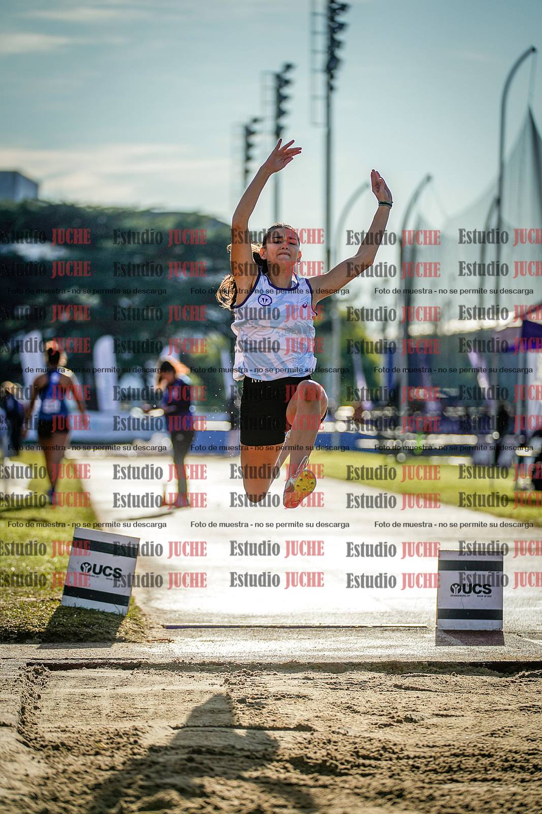 Fotos del salto en largo de mujeres - heptatlón 5