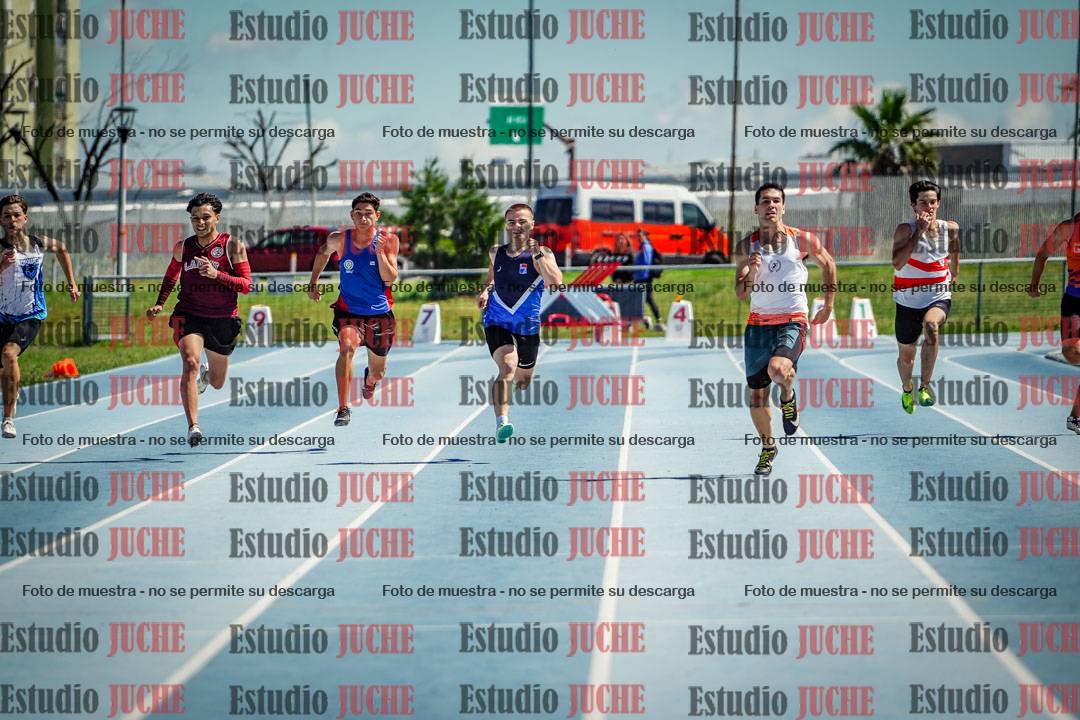 Fotos de los 200 m llanos de varones