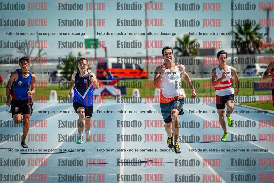 Fotos de los 200 m llanos de varones