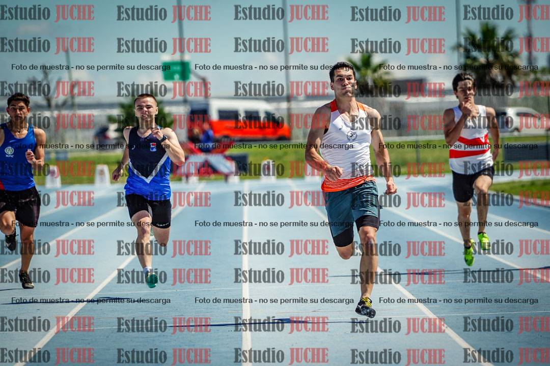 Fotos de los 200 m llanos de varones