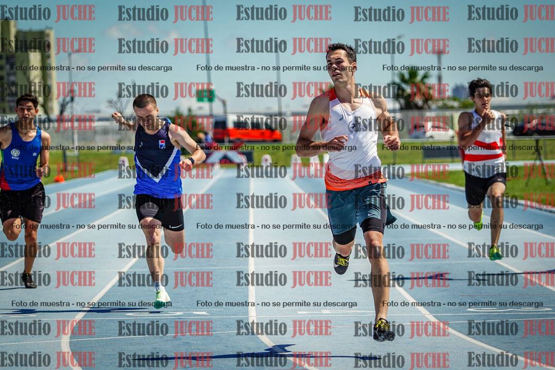 Fotos de los 200 m llanos de varones