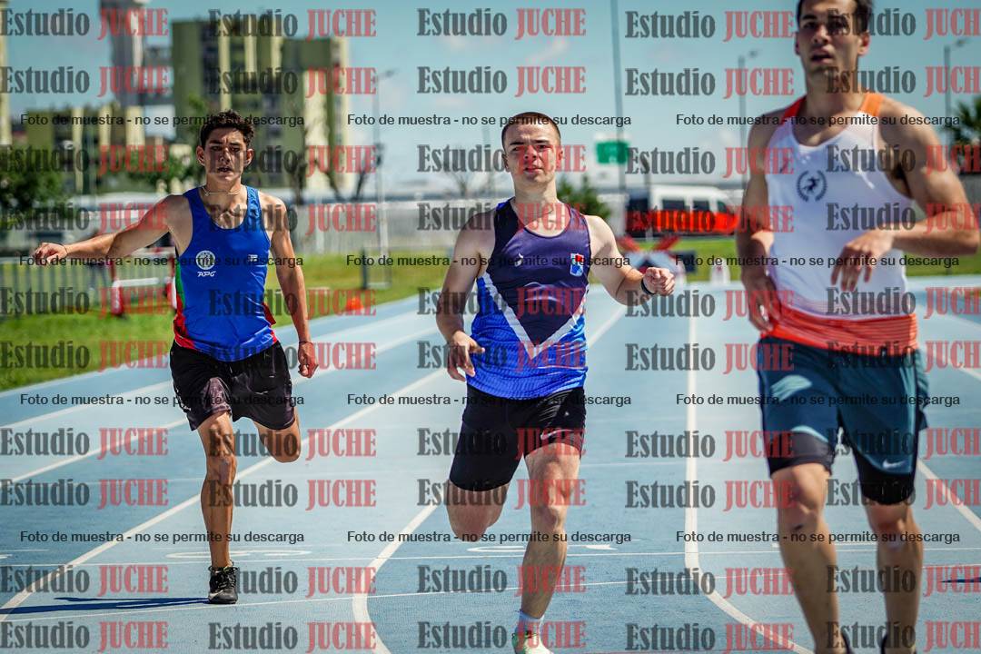 Fotos de los 200 m llanos de varones
