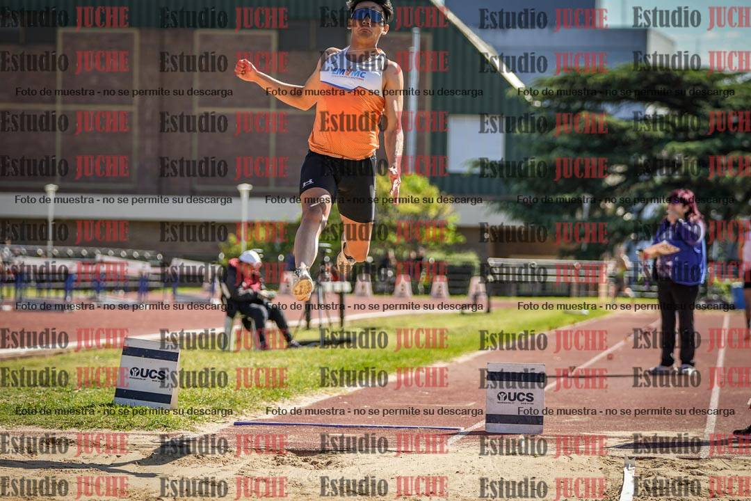 Fotos del salto en largo de varones