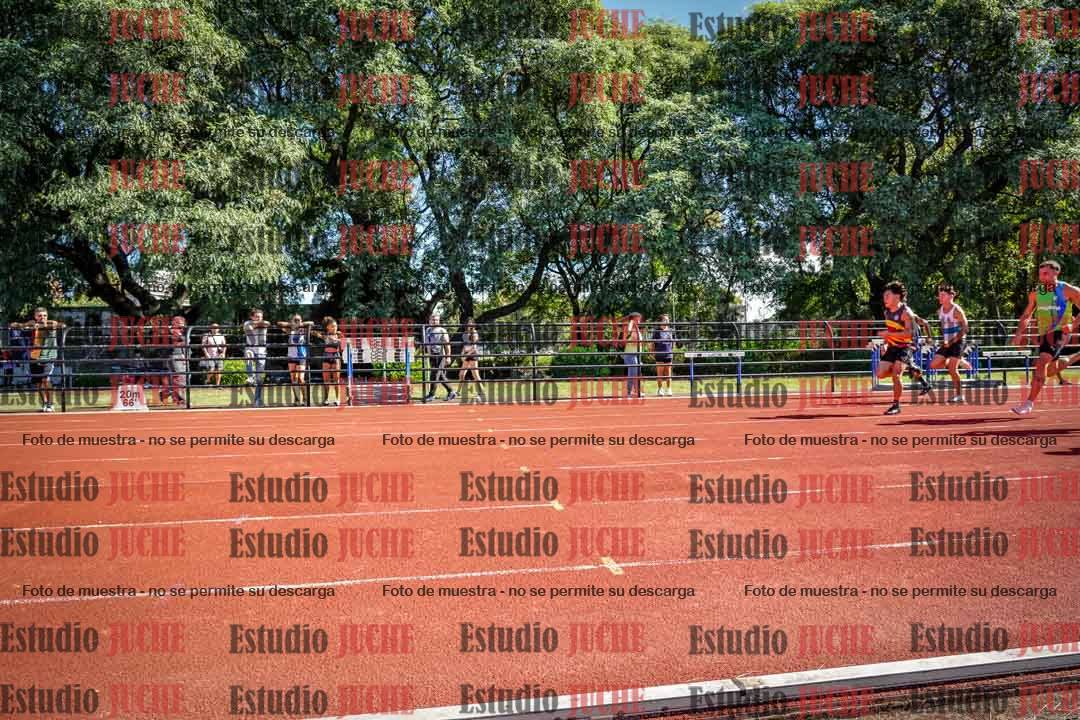 Fotos de los 100 m llanos de varones
