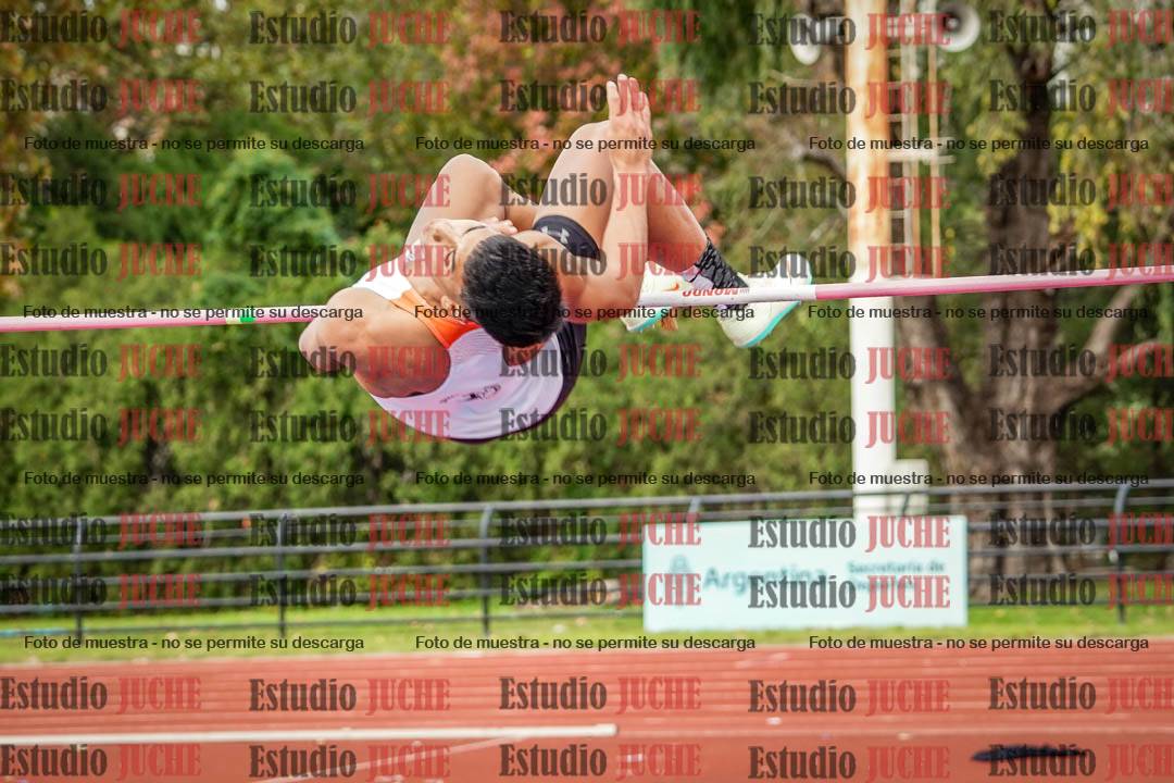 Fotos del salto en alto de varones
