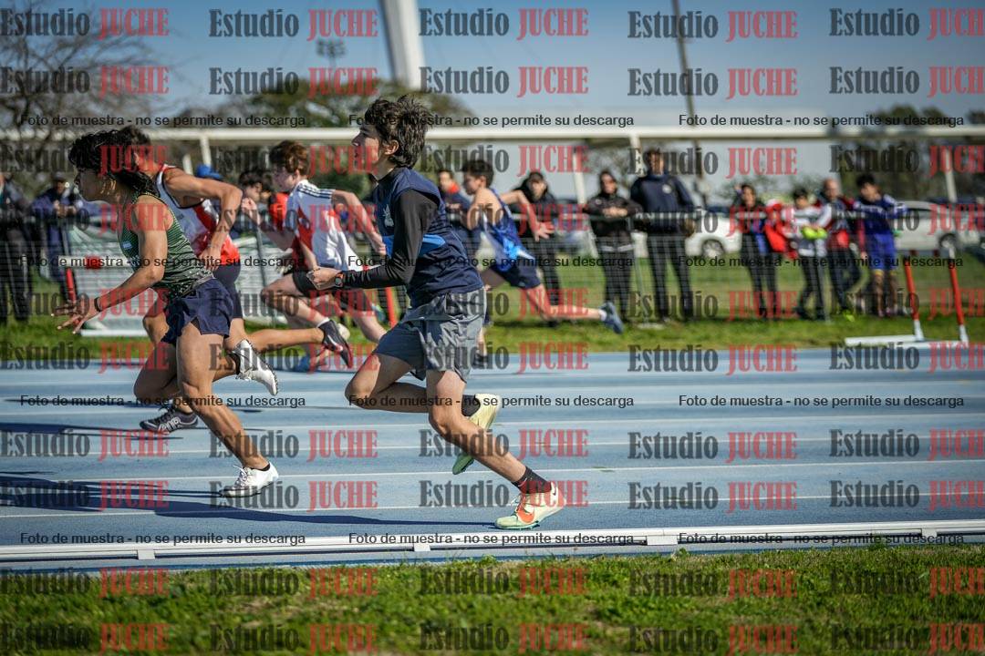 Fotos de los 80 m llanos de varones - U14