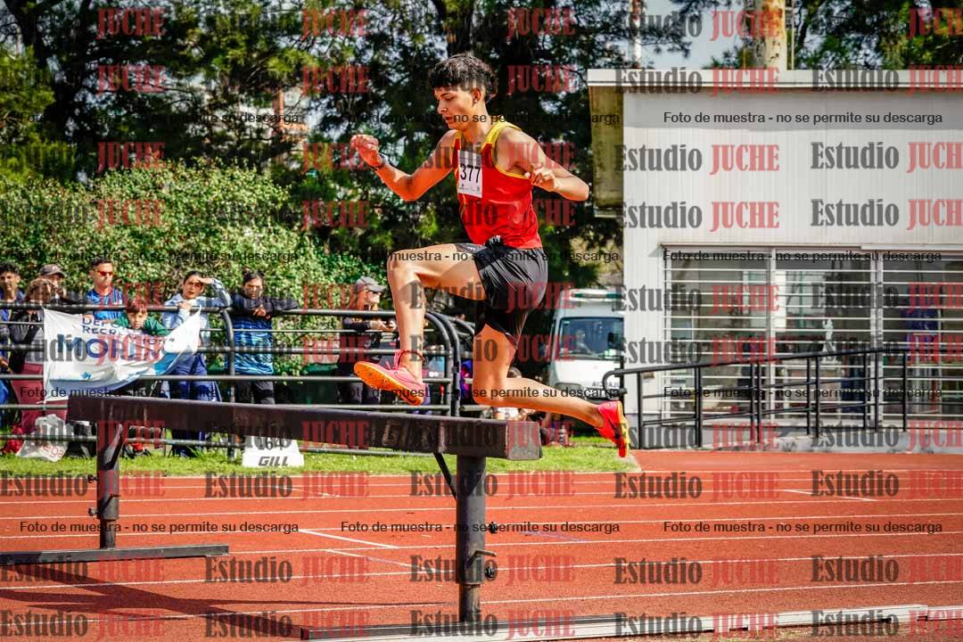 Fotos de los 1500 m con obstáculos de varones