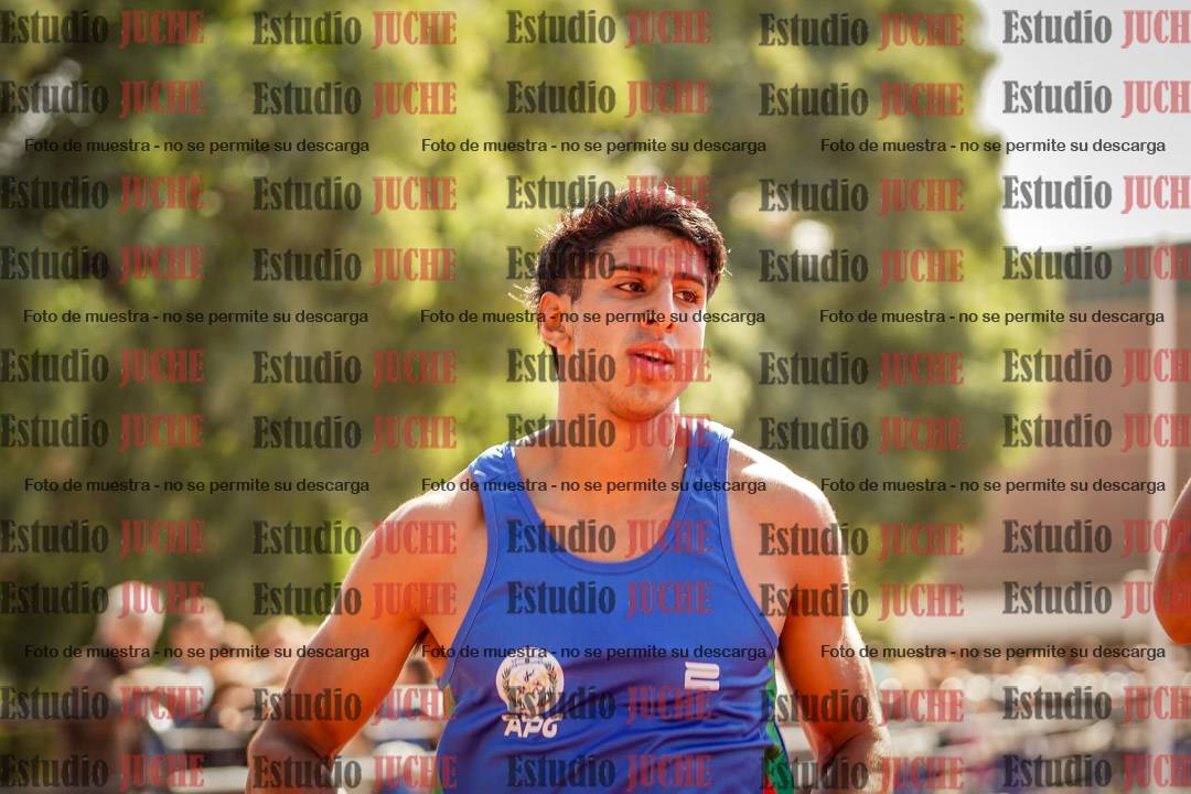 Fotos de los 100 m llanos de varones