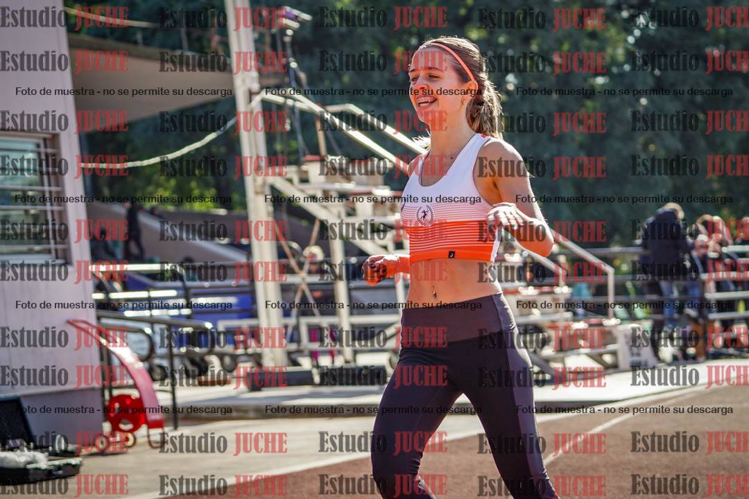 Fotos de los 100 m con vallas de mujeres