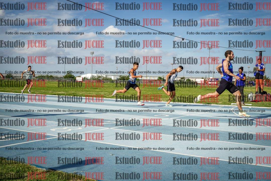 Fotos de los 400 m llanos de varones