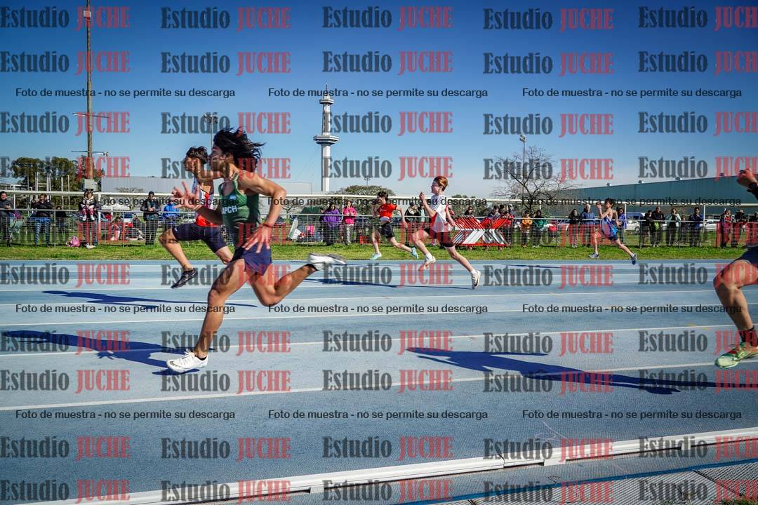 Fotos de los 80 m llanos de varones - U14