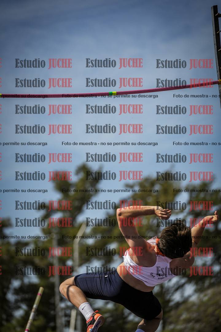 Fotos del salto con garrocha de mujeres y varones