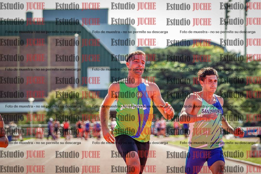 Fotos de los 100 m llanos de varones