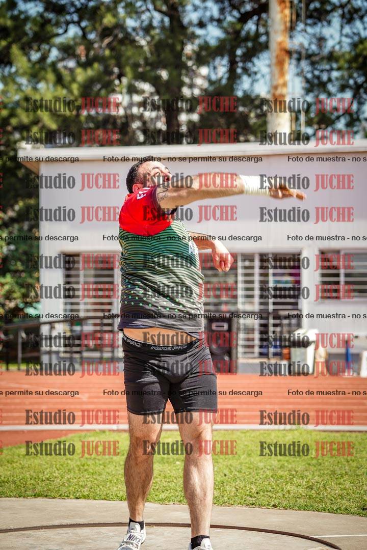 Fotos del lanzamiento de bala de varones