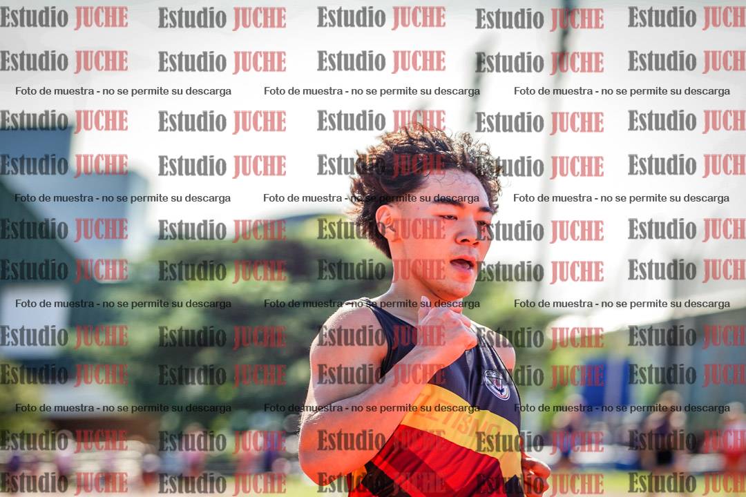 Fotos de los 100 m llanos de varones