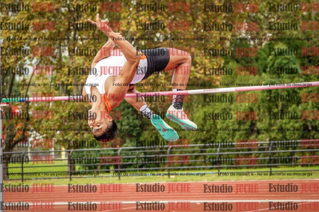 Fotos del salto en alto de varones