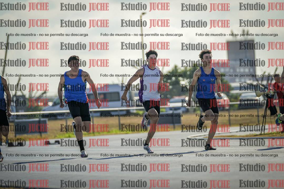 Fotos de los 100 m llanos de varones
