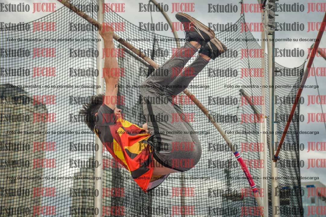Fotos del salto con garrocha de mujeres y varones