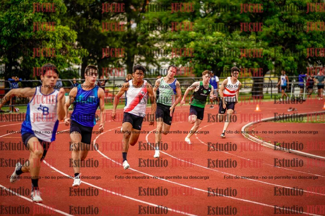 Fotos de los 200 m llanos de varones