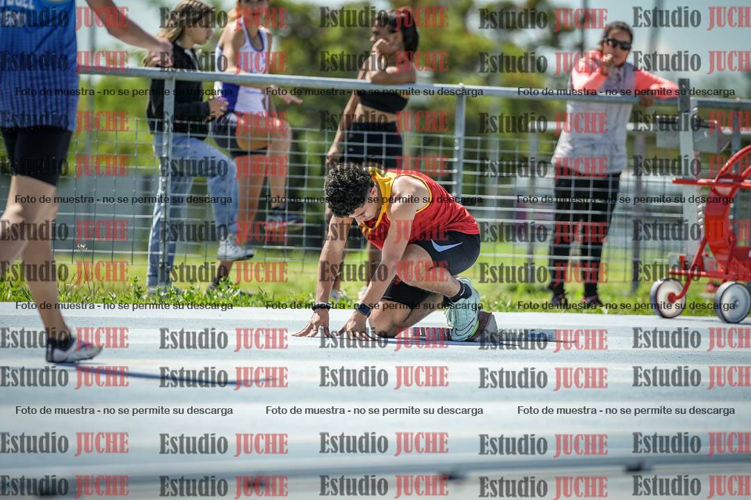Fotos de los 200 m llanos de varones