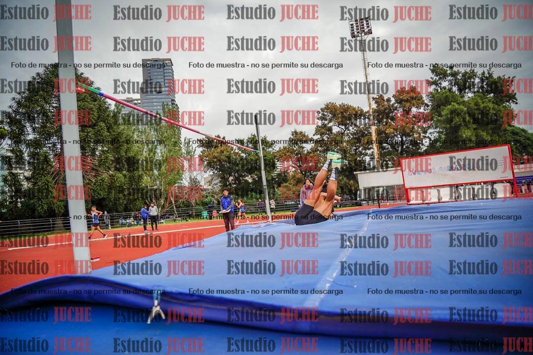 Fotos del salto en alto de varones