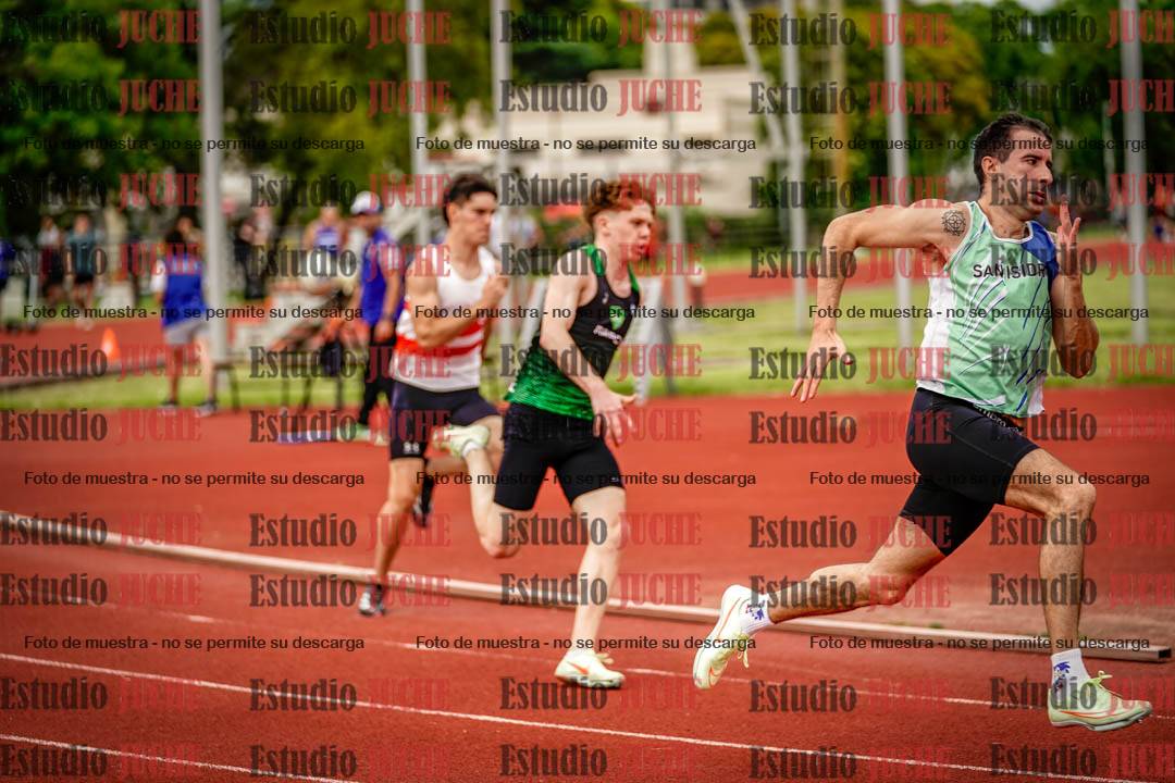 Fotos de los 200 m llanos de varones