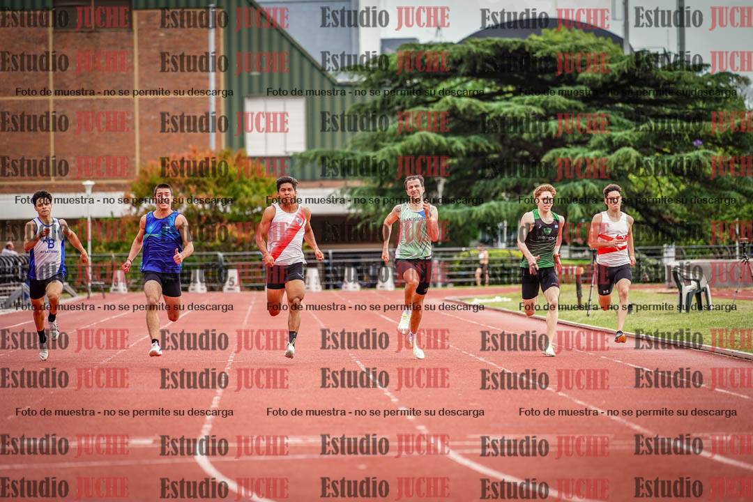 Fotos de los 200 m llanos de varones