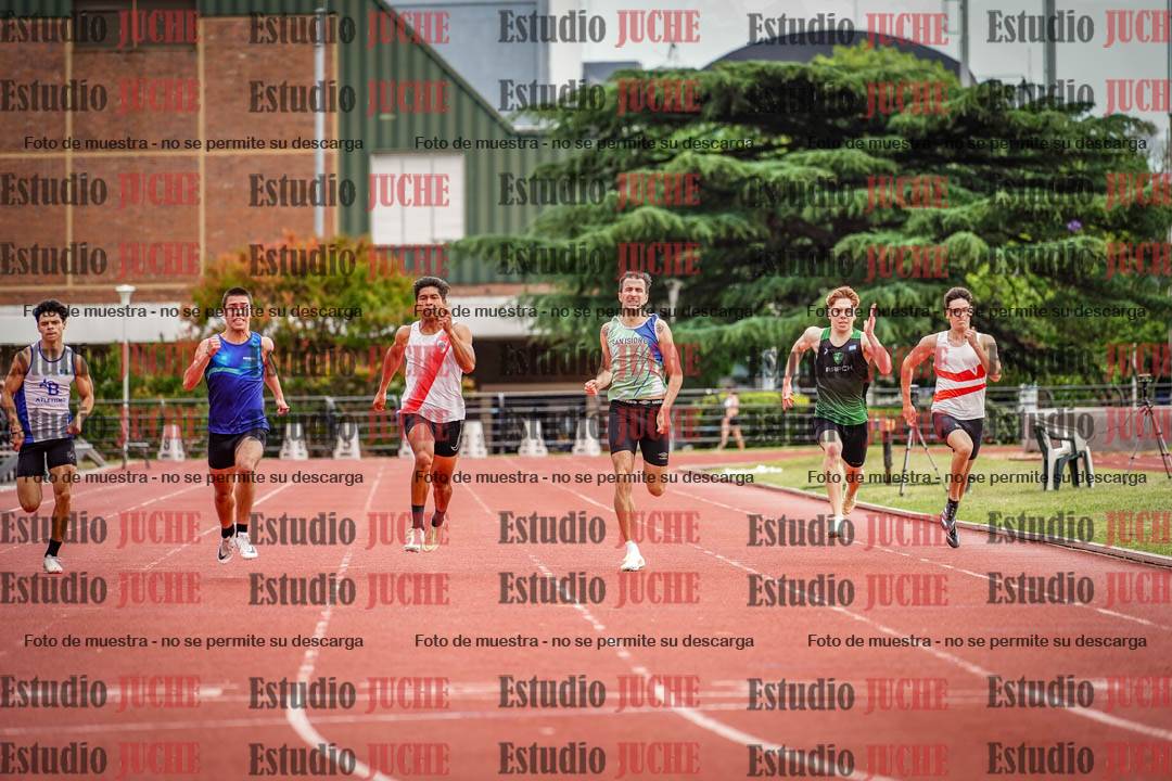 Fotos de los 200 m llanos de varones