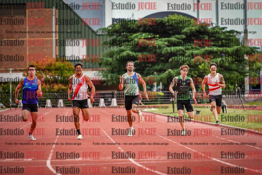 Fotos de los 200 m llanos de varones