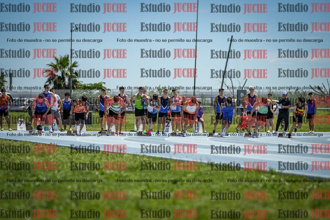 Fotos de los 100 m llanos de varones