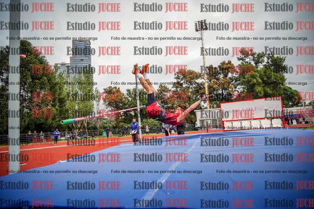 Fotos del salto en alto de varones