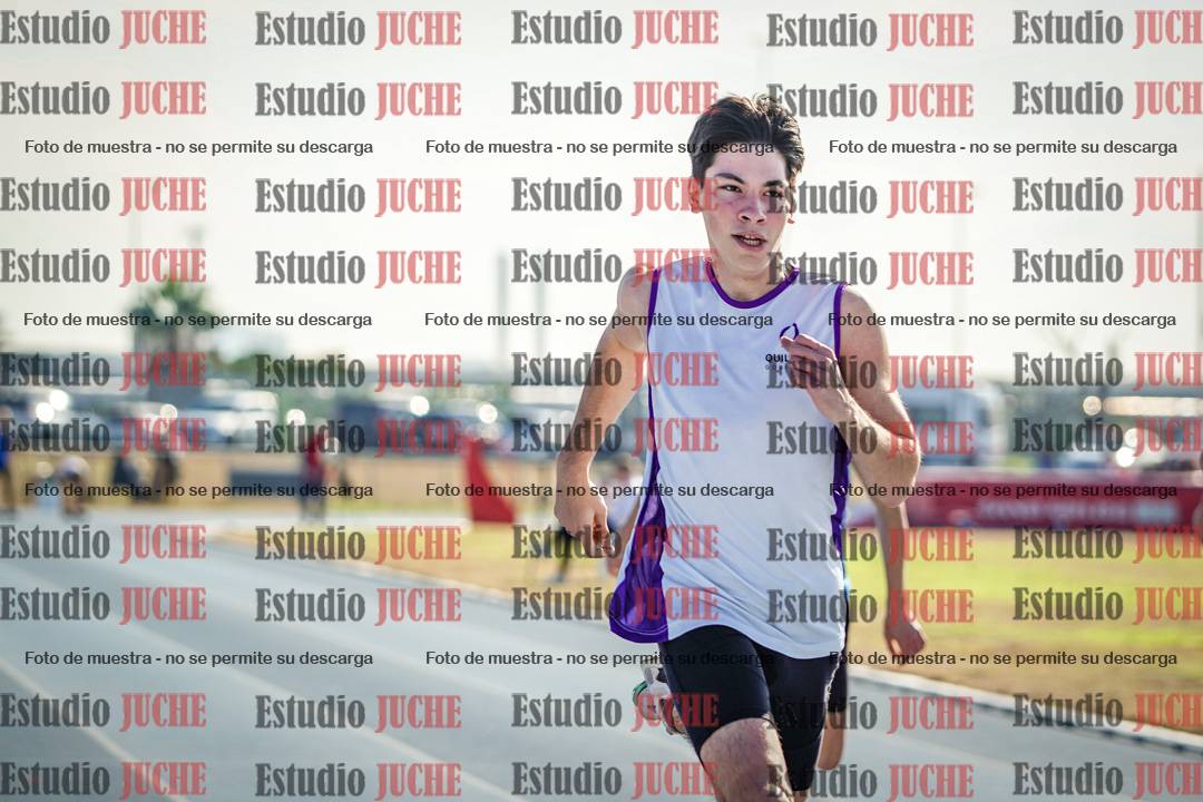 Fotos de los 100 m llanos de varones