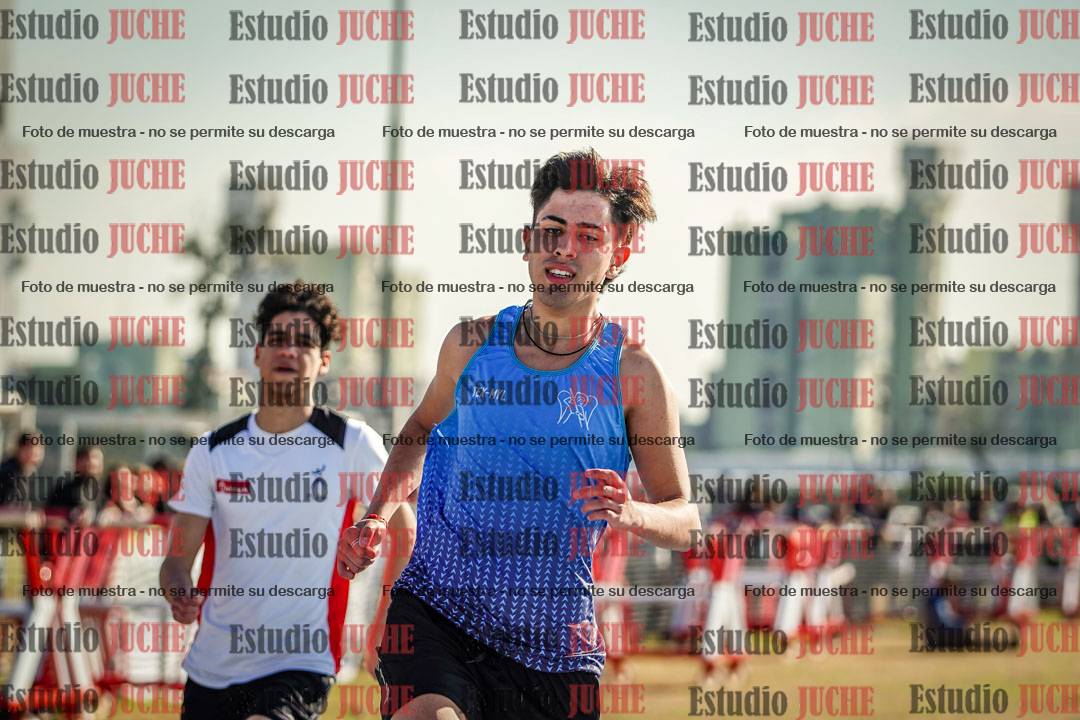 Fotos de los 100 m llanos de varones