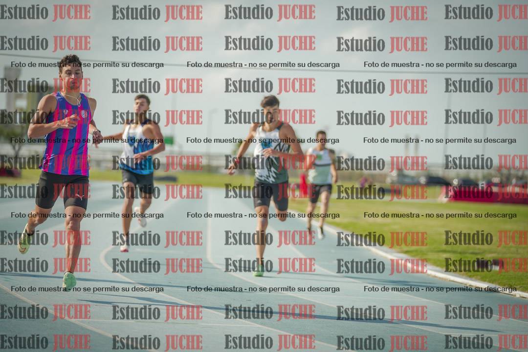 Fotos de los 400 m llanos de varones