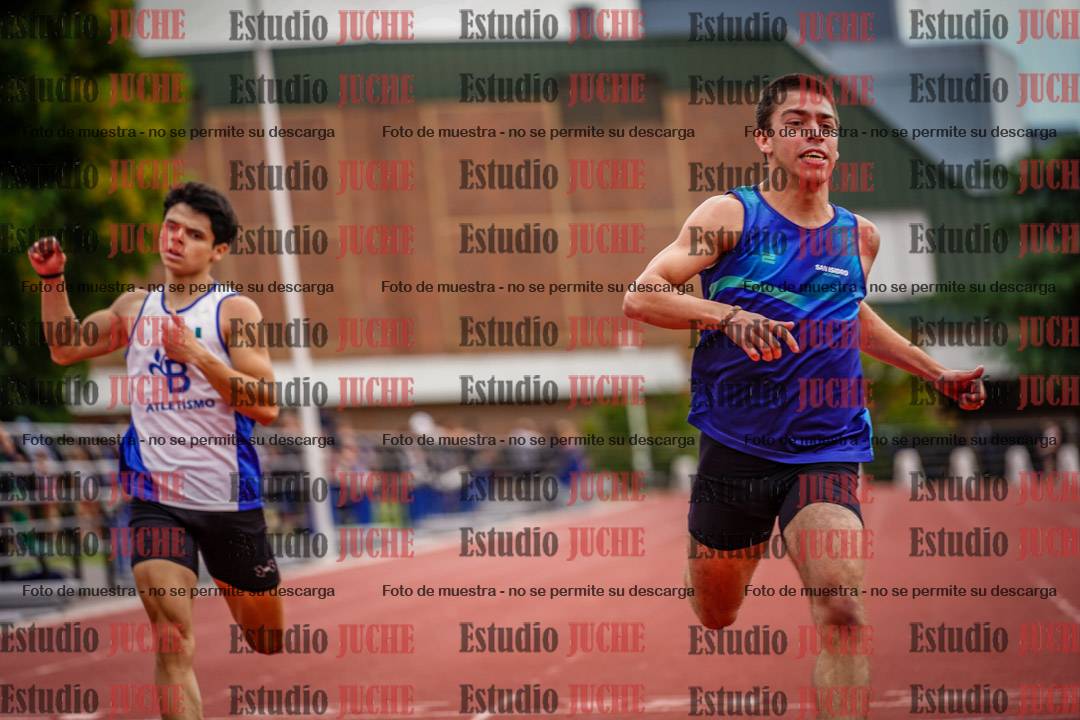 Fotos de los 200 m llanos de varones