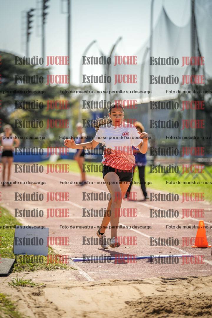 Fotos del salto en largo de mujeres - ambas categorías